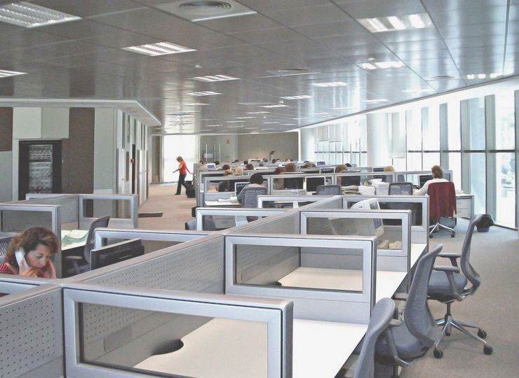 Mobiliario moderno para call center